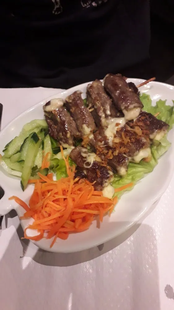 Brochettes de Boeuf Au Fromage